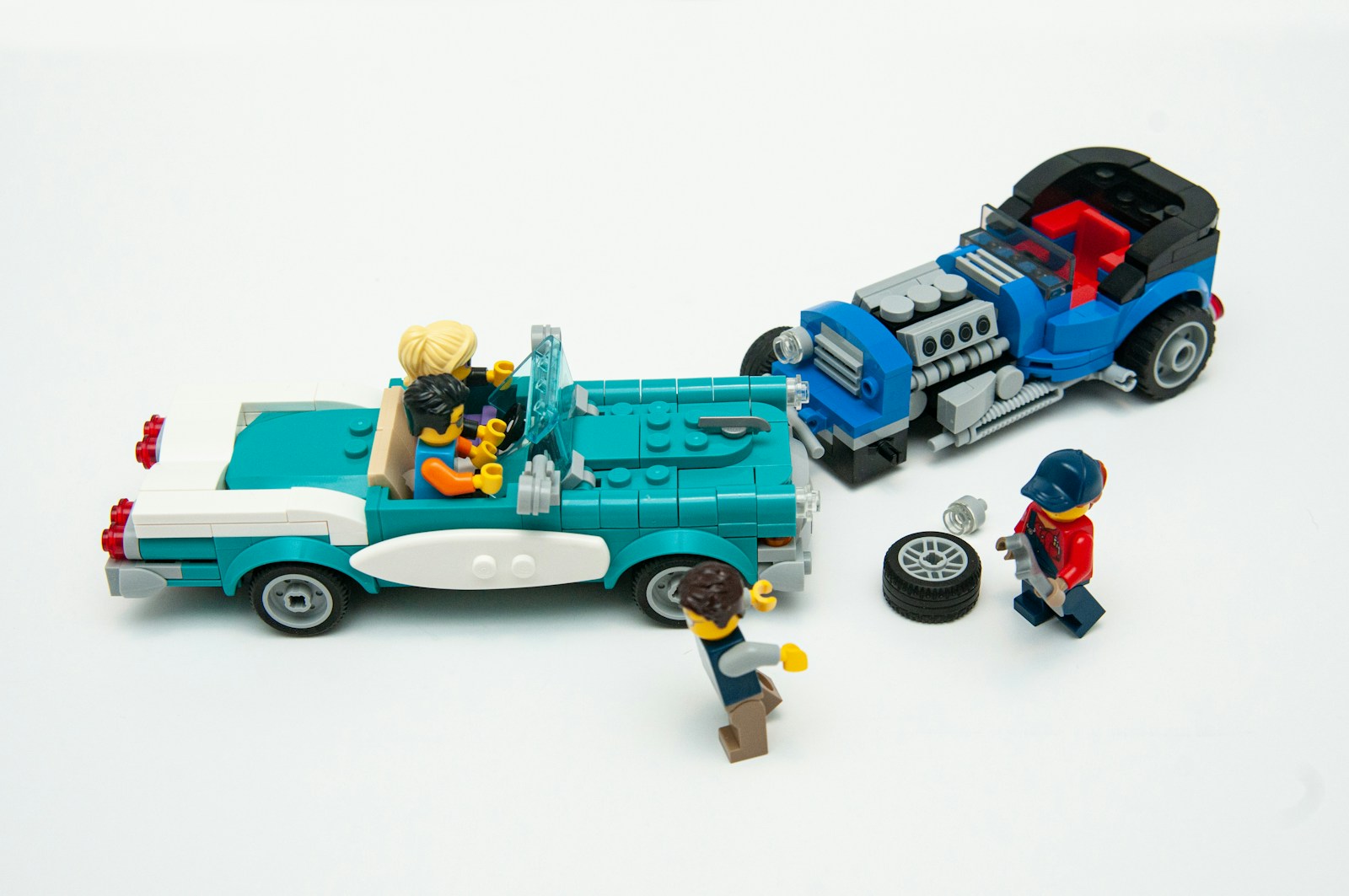 blue and black lego truck toy with auto insurance